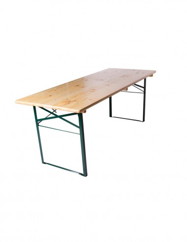 Table de Brasserie Rectangulaire en Bois