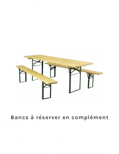 Table de Brasserie Rectangulaire en...